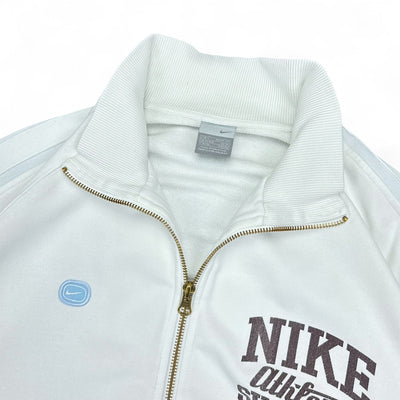 Nike Vintage Y2K Trackjacke Weiß - vintageconcierge