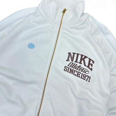 Nike Vintage Y2K Trackjacke Weiß - vintageconcierge