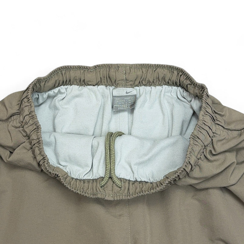 Nike Vintage Y2K Trackpants Beige Khaki - vintageconcierge