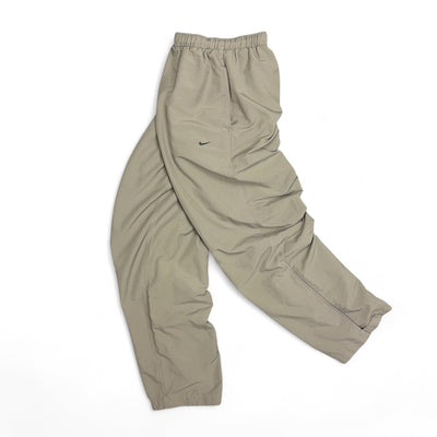 Nike Vintage Y2K Trackpants Beige Khaki - vintageconcierge