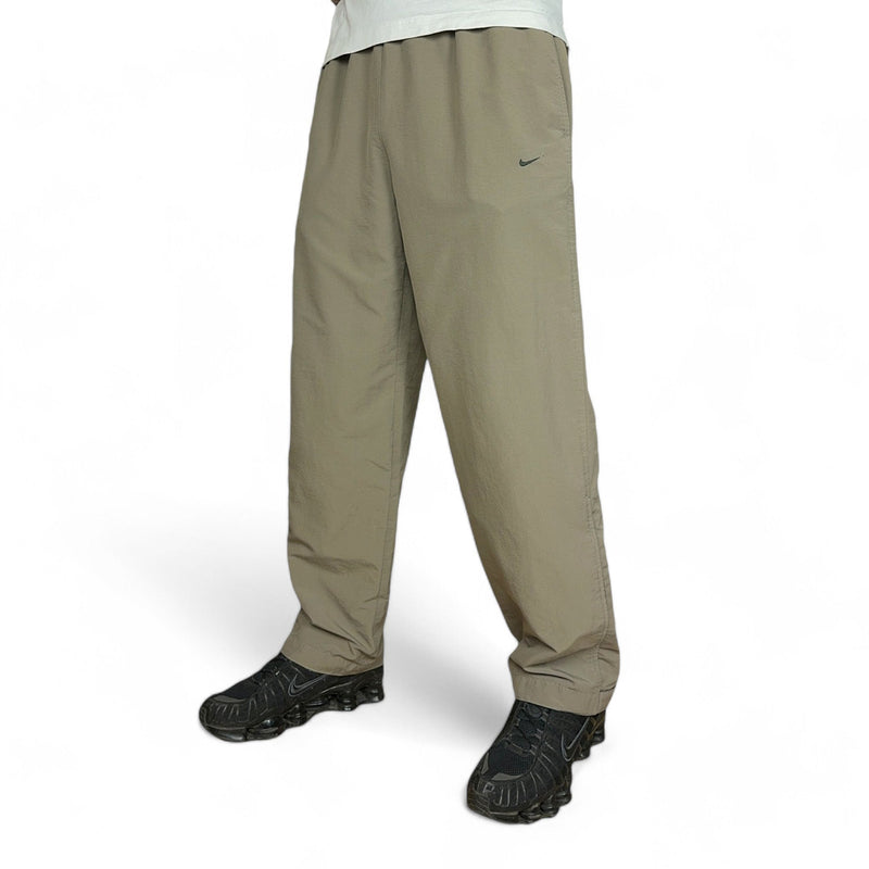 Nike Vintage Y2K Trackpants Beige Khaki - vintageconcierge