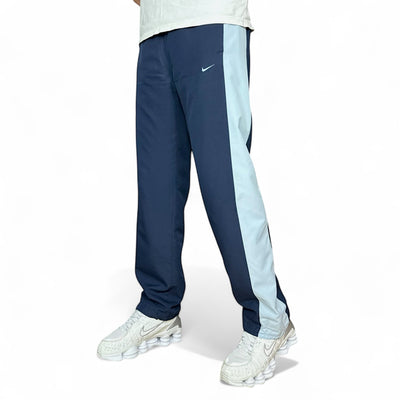 Nike Vintage Y2K Trackpants Navy BabyBlau - vintageconcierge
