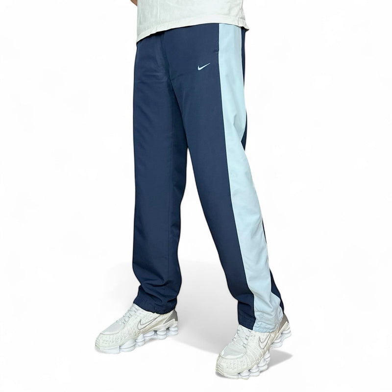 Nike Vintage Y2K Trackpants Navy BabyBlau - vintageconcierge