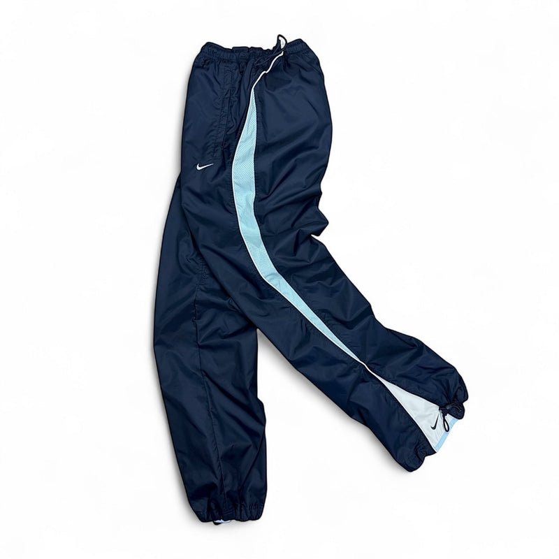 Nike Vintage Y2K Trackpants Navy BabyBlau - vintageconcierge