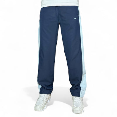 Nike Vintage Y2K Trackpants Navy BabyBlau - vintageconcierge
