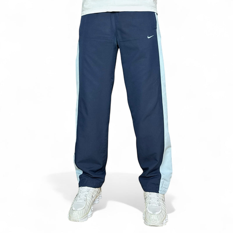 Nike Vintage Y2K Trackpants Navy BabyBlau - vintageconcierge