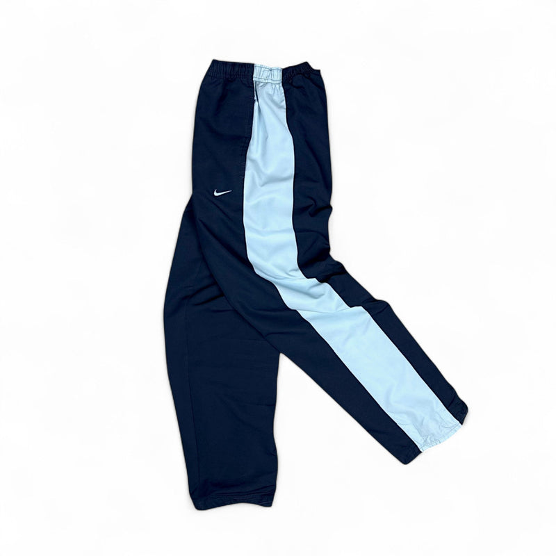 Nike Vintage Y2K Trackpants Navy BabyBlau - vintageconcierge
