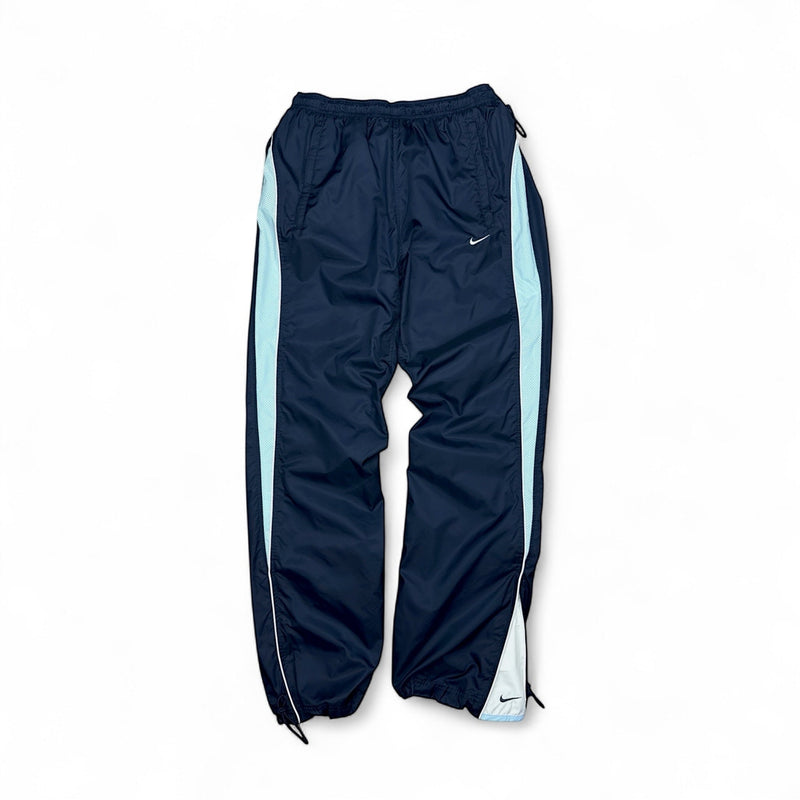 Nike Vintage Y2K Trackpants Navy BabyBlau - vintageconcierge