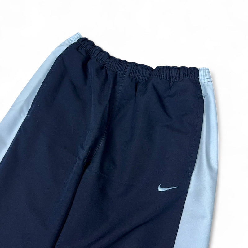 Nike Vintage Y2K Trackpants Navy BabyBlau - vintageconcierge