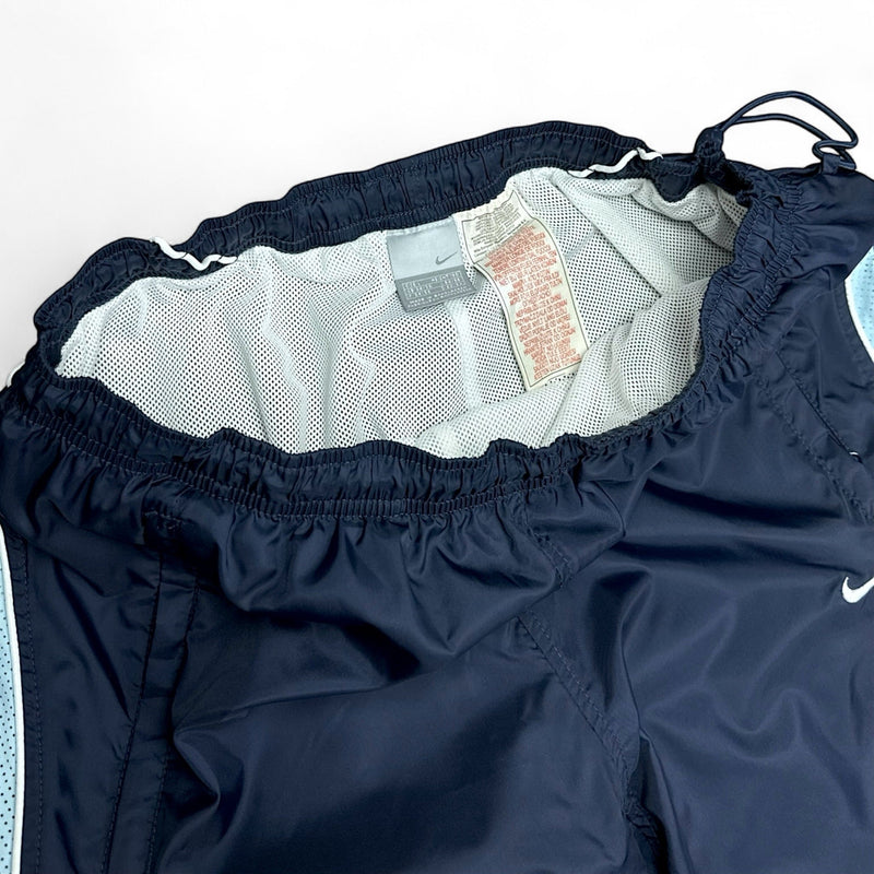 Nike Vintage Y2K Trackpants Navy BabyBlau - vintageconcierge