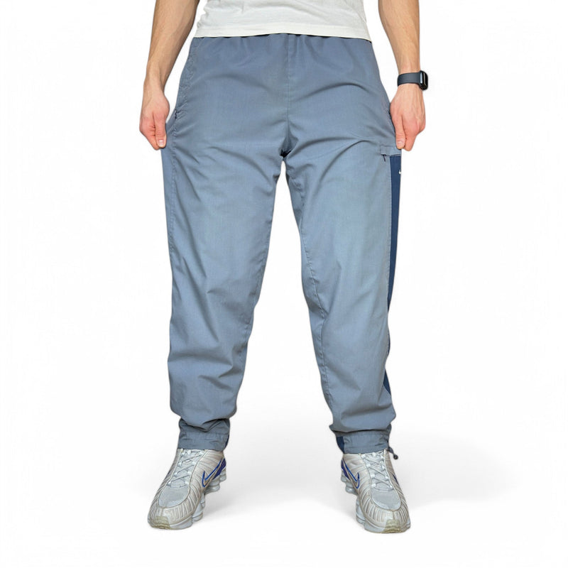 Nike Vintage Y2K Trackpants Navy Blau - vintageconcierge