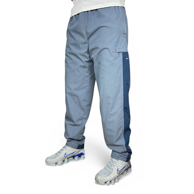 Nike Vintage Y2K Trackpants Navy Blau - vintageconcierge