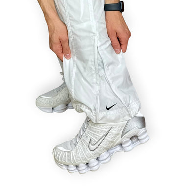 Nike Vintage Y2K Trackpants Weiß - vintageconcierge