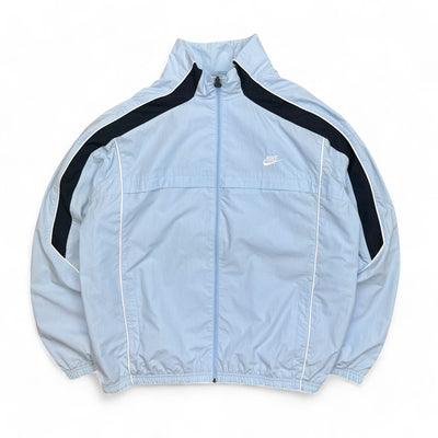 Nike Y2K Vintage Trackjacke Babyblau - vintageconcierge