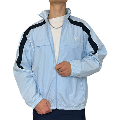 Nike Y2K Vintage Trackjacke Babyblau - vintageconcierge