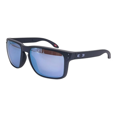 Oakley Holbrook XL Black Frame Blue Mirror Sunglasses - vintageconcierge