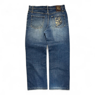 Oniarai Japanese Baggy Jeans - vintageconcierge