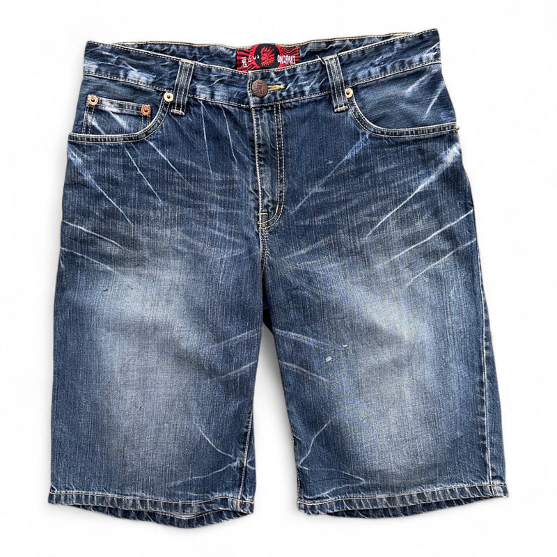 Oniarai Japanese Baggy Jeans Short Jort - vintageconcierge