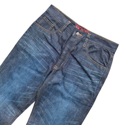 Oniarai Japanese Raw Baggy Jeans - vintageconcierge
