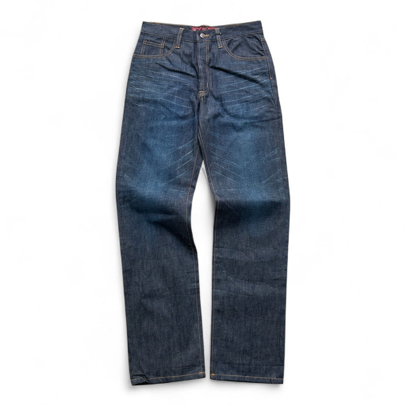 Oniarai Japanese Raw Baggy Jeans - vintageconcierge