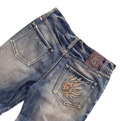 Oniarai Japanese Straight Demon Jeans - vintageconcierge