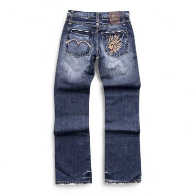Oniarai Japanese Straight Demon Jeans - vintageconcierge