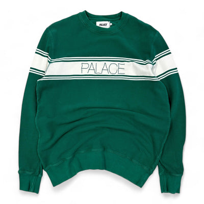 Palace Marina Stripe Pique Crewneck - vintageconcierge