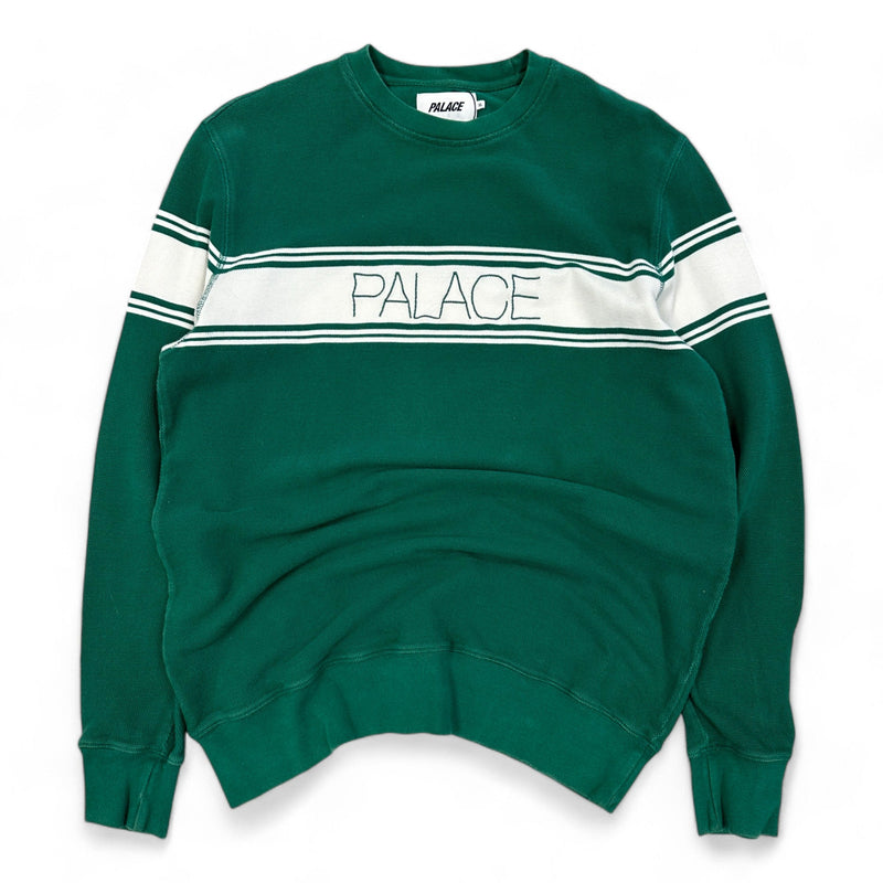 Palace Marina Stripe Pique Crewneck - vintageconcierge