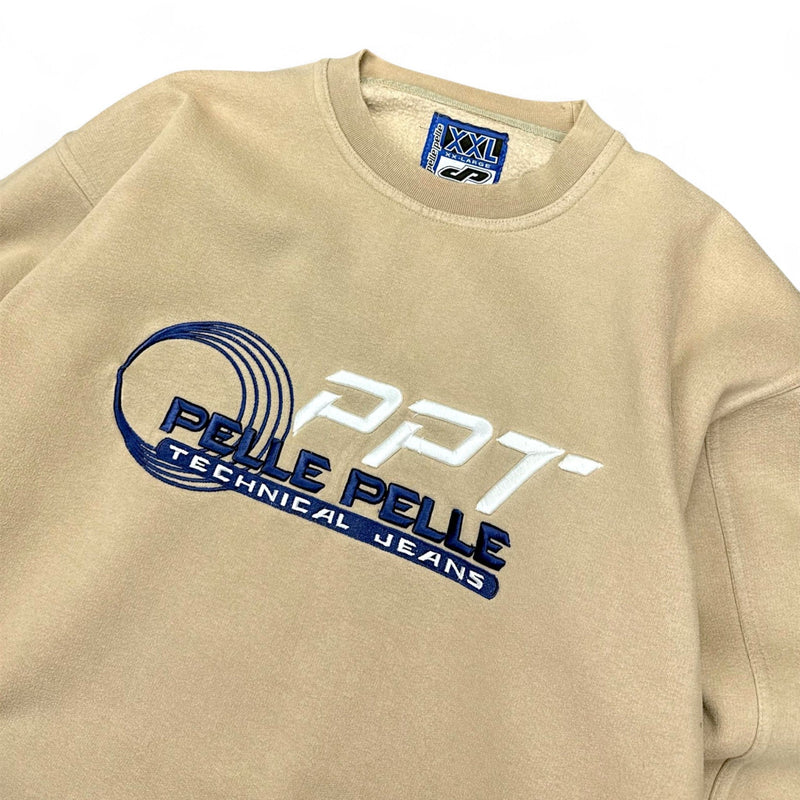 Pelle Pelle Vintage Y2K Hip - Hop Sweater Braun - vintageconcierge