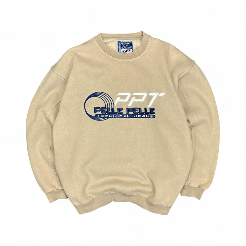 Pelle Pelle Vintage Y2K Hip - Hop Sweater Braun - vintageconcierge