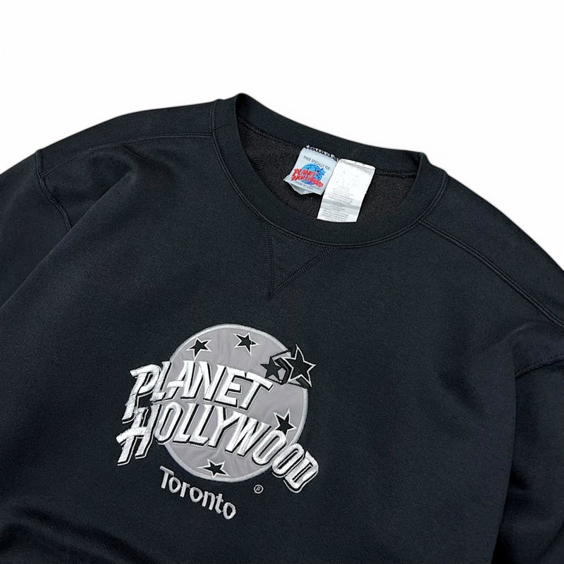 Planet Hollywood Toronto Vintage 1991 Spellout Sweater - vintageconcierge