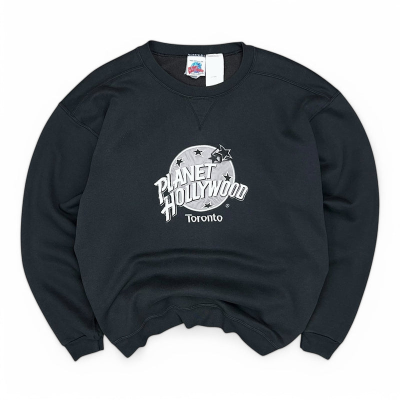 Planet Hollywood Toronto Vintage 1991 Spellout Sweater - vintageconcierge