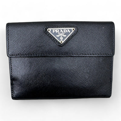 Prada Leder Bi - Fold Wallet - vintageconcierge