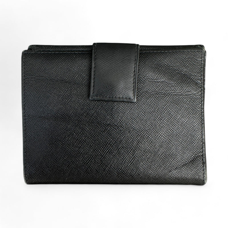 Prada Leder Bi - Fold Wallet - vintageconcierge