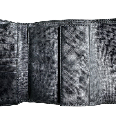 Prada Leder Tri - Fold Wallet - vintageconcierge