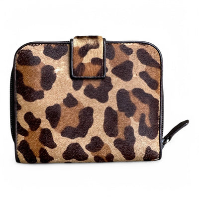 Prada Leopard Tri - Fold Wallet - vintageconcierge