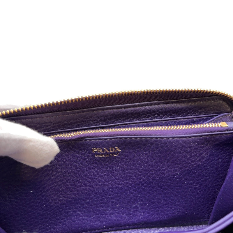 Prada Long Purple Wallet - vintageconcierge