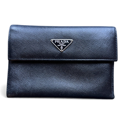 Prada Saffiano Leather Wallet - vintageconcierge