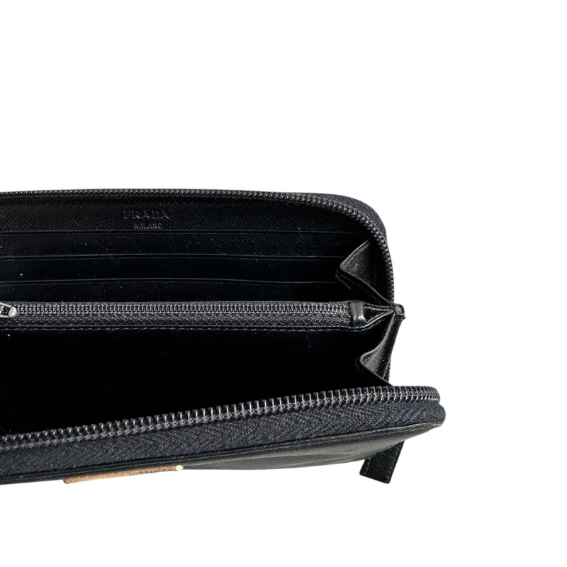 Prada Saffiano Leather Wallet Portemonnaie - vintageconcierge
