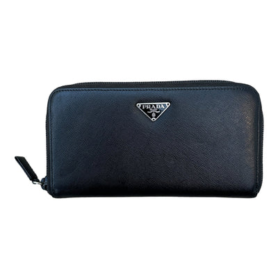 Prada Saffiano Long Leder Wallet - vintageconcierge