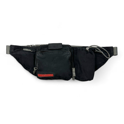 Prada Sports Tactical Waist Bag Schwarz - vintageconcierge