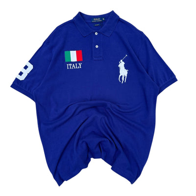 Ralph Lauren Big Pony Italy Poloshirt aus Baumwolle mit Logo-Stickerei, bequem und stilvoll für Herren