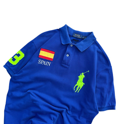Ralph Lauren Big Pony Spain Polo Shirt - vintageconcierge