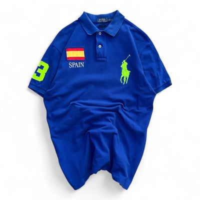 Ralph Lauren Big Pony Spain Polo Shirt - vintageconcierge