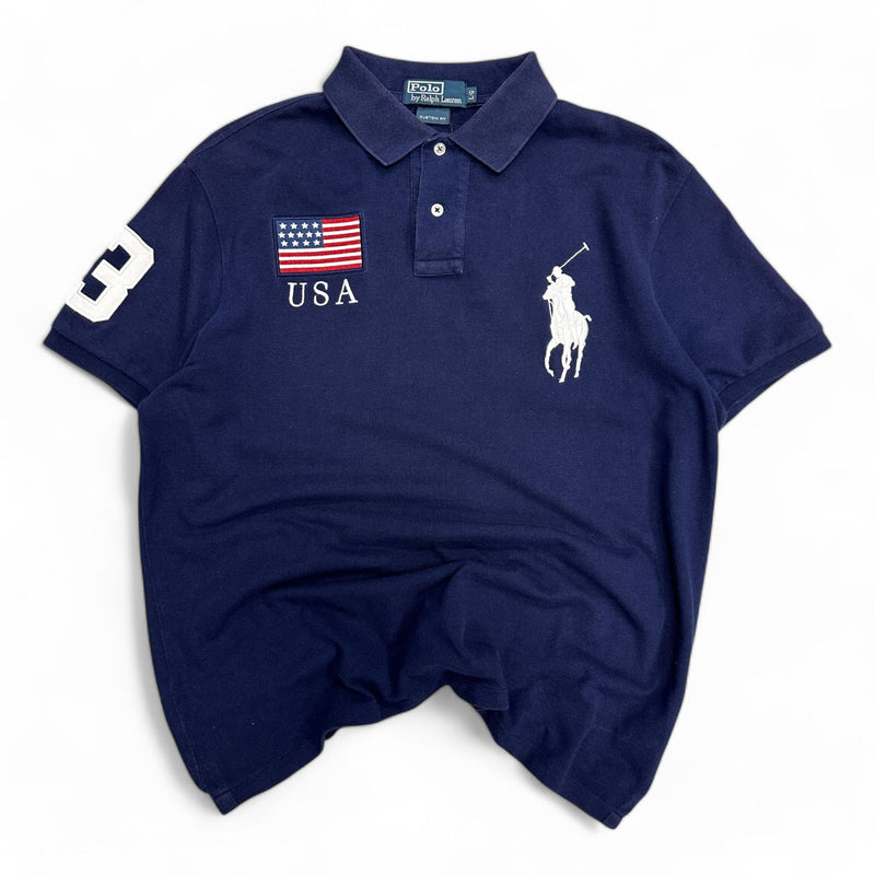 Ralph Lauren Big Pony USA Polo Shirt - vintageconcierge