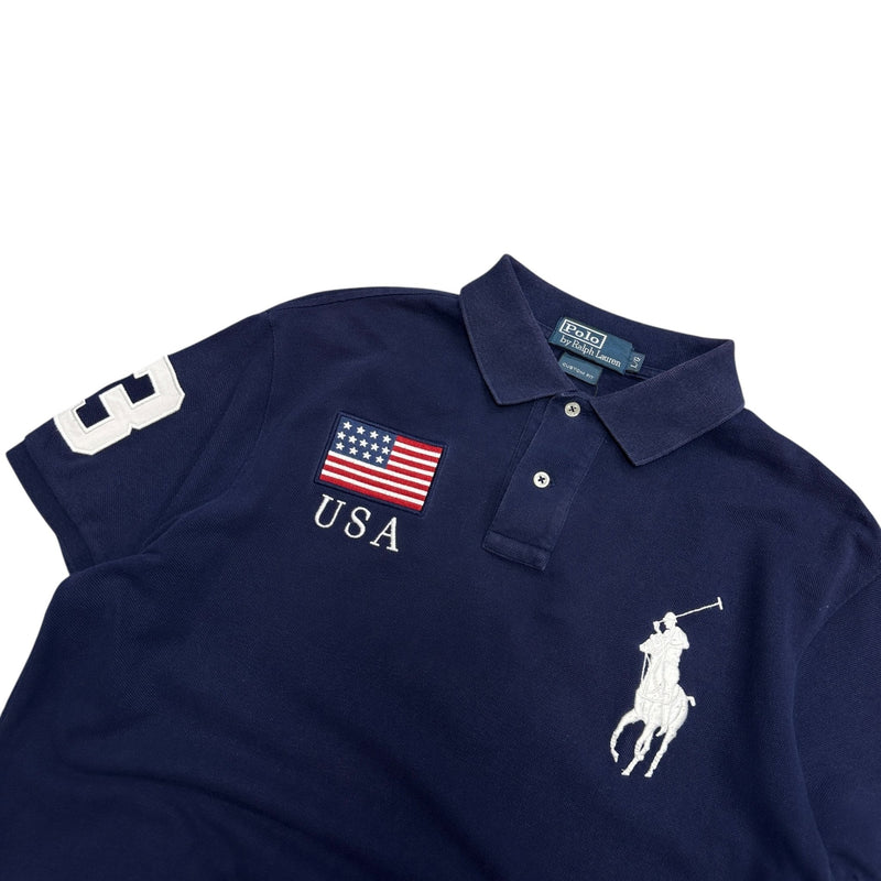 Ralph Lauren Big Pony USA Polo Shirt - vintageconcierge