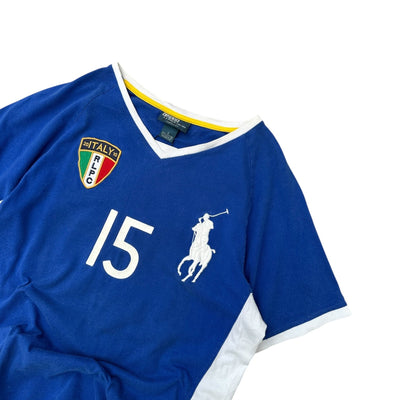 Ralph Lauren Italia 15 Big Pony V Neck Shirt - vintageconcierge