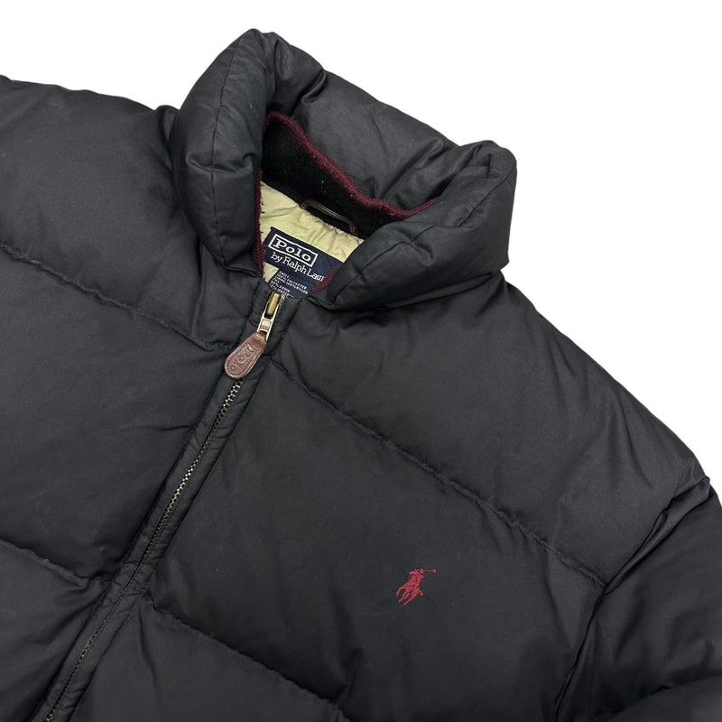 Ralph Lauren Pufferjacke Schwarz - vintageconcierge