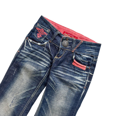 Red Pepper Y2K Bootcut Jeans - vintageconcierge