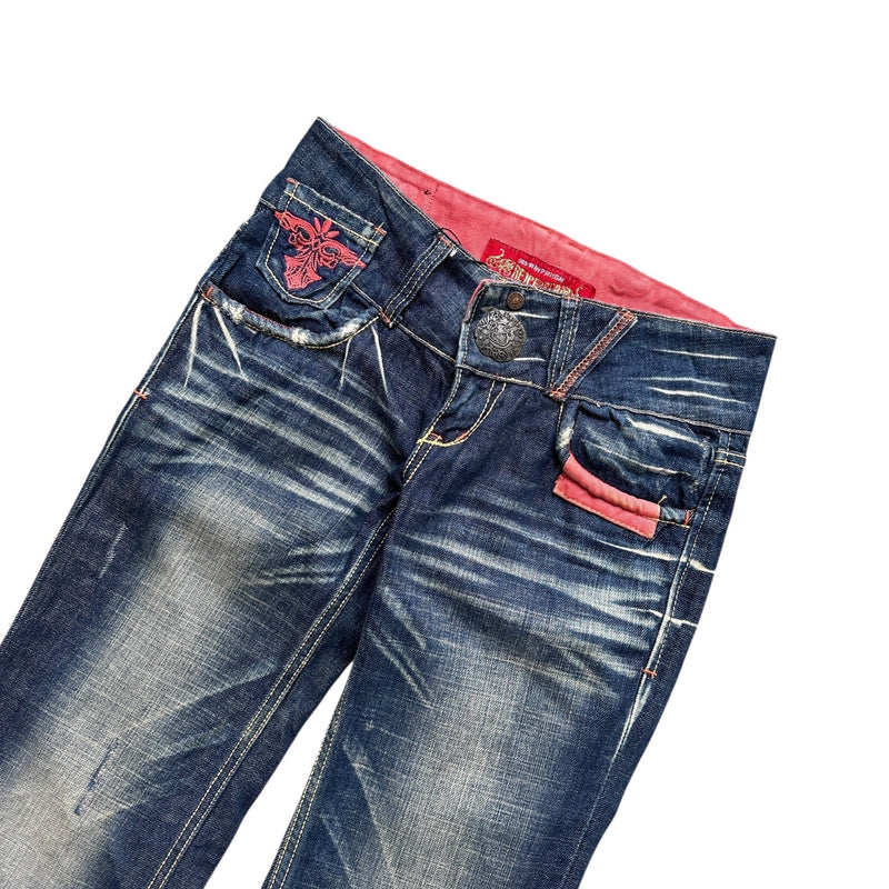 Red Pepper Y2K Bootcut Jeans - vintageconcierge